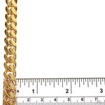 Miami Cuban Chain 18k Yellow Gold   24 Inches 10mm 46245 - Image 6