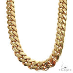 Miami Cuban Chain 18k Yellow Gold   26 Inches 12mm 46308 - Image 1