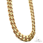 Miami Cuban Chain 18k Yellow Gold   32 Inches 12mm 46479 - Image 2
