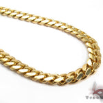 Miami Cuban Chain 18k Yellow Gold   22 Inches 17mm 46215 - Image 1
