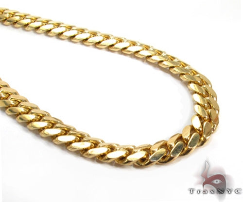 Miami Cuban Chain 18k Yellow Gold   30 Inches 18mm 46446 - Image 1