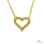 Miami Cuban Chain Diamond Heart Necklace 66967 - Image 4