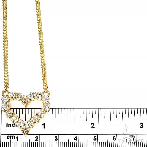 Miami Cuban Chain Diamond Heart Necklace 66967 - Image 5