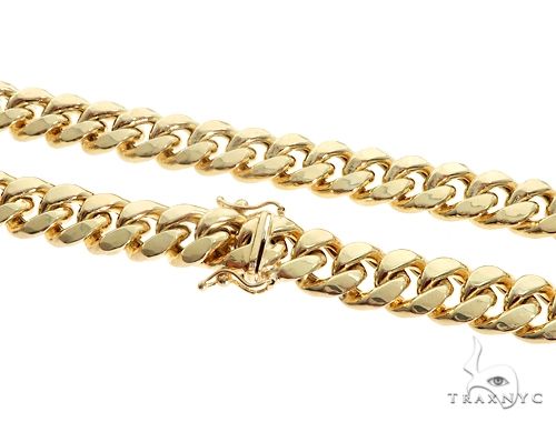 Miami Cuban  Hollow 14K Yellow Gold 20 Inches 6mm 68075 - Image 1