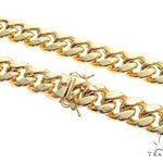 Miami Cuban Hollow 14K Yellow Gold 22 Inches 12mm 68391 - Image 2