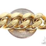 14k Yellow Gold Hollow Miami Cuban Link Chain 11 mm 24 Inches  68393 - Image 5