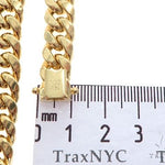 Miami Cuban Hollow 14K Yellow Gold 24 Inches 8.5mm 68398 - Image 8