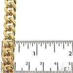 Miami Cuban Chain Hollow 14K Yellow Gold 24 Inches 9mm 65168 - Image 6