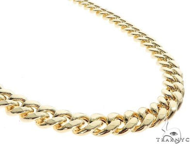 14K Yellow Gold Miami Cuban  Hollow 10.5mm 26 Inches  68394 - Image 1