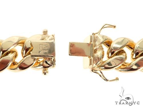14K Yellow Gold Miami Cuban  Hollow 10.5mm 26 Inches  68394 - Image 4