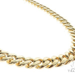 Miami Cuban Chain Hollow 14K Yellow Gold 26 Inches 13mm   64819 - Image 1