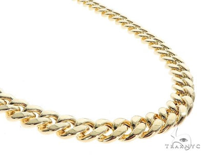 Miami Cuban Chain Hollow 14K Yellow Gold 26 Inches 13mm   64819 - Image 1