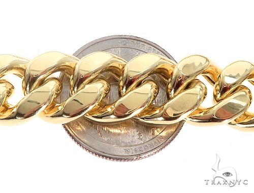 Miami Cuban Hollow 14K Yellow Gold 26 Inches 14.5mm 68388 - Image 3
