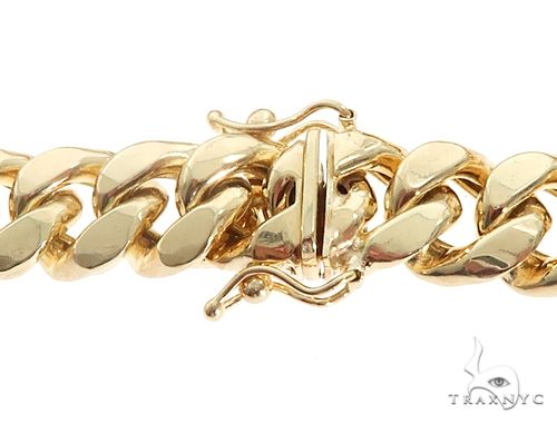Miami Cuban  Hollow 14K Yellow Gold 26 Inches 8.5mm 68402 - Image 5