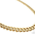 Miami Cuban Chain Hollow 14K Yellow Gold 26 Inches 9.3mm 65905 - Image 2