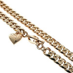 Miami Cuban Chain and Bracelet Set with Custom Locks and Heart Charms 64569 - Image 10