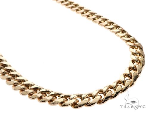 Miami Cuban Chain and Bracelet Set with Custom Locks and Heart Charms 64569 - Image 11