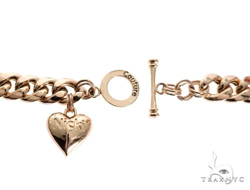 Miami Cuban Chain and Bracelet Set with Custom Locks and Heart Charms 64569 - Image 13