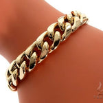 Miami Cuban Chain and Bracelet Set with Custom Locks and Heart Charms 64569 - Image 6