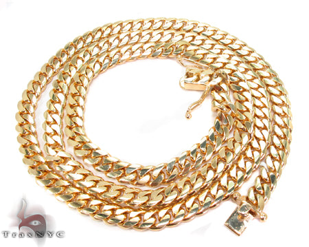 Miami Cuban Link Chain 22 Inches 7mm   32435 - Image 6