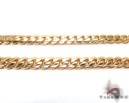 10k Yellow Gold Solid Miami Cuban Link Chain 26 Inches 7mm   32433 - Image 2