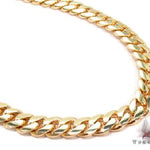 Miami Cuban Link Chain 28 Inches 10mm   63938 - Image 1