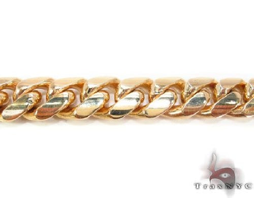 10k Yellow Gold Solid Miami Cuban Link Chain 30 Inches 15.5mm   63736 - Image 1