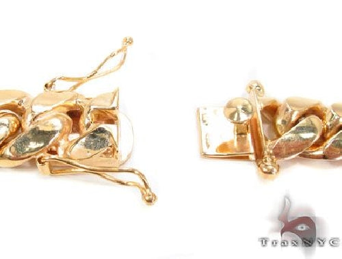 10k Yellow Gold Solid Miami Cuban Link Chain 30 Inches 15.5mm   63736 - Image 4