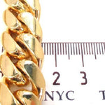 10k Yellow Gold Solid Miami Cuban Link Chain 30 Inches 15.5mm   63736 - Image 5