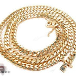 14k Yellow Gold Solid Miami Cuban  Link Chain 30 Inches 7mm   67411 - Image 6