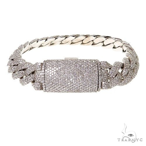 Miami Cuban Diamond Bracelet 69519 - Image 2