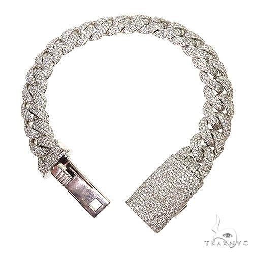 Miami Cuban Diamond Bracelet 69519 - Image 3