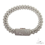 Miami Cuban Diamond Bracelet 69520 - Image 2