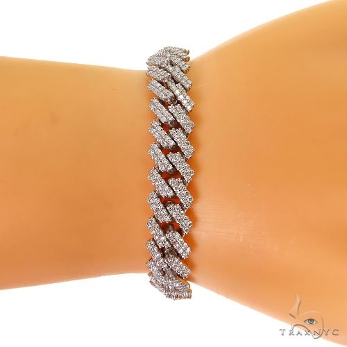 Miami Cuban Diamond Bracelet 69520 - Image 6