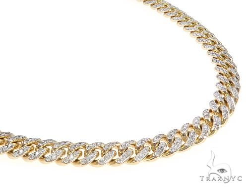 Miami Cuban Diamond Chain 24 Inches 8.7mm 65492 - Image 1