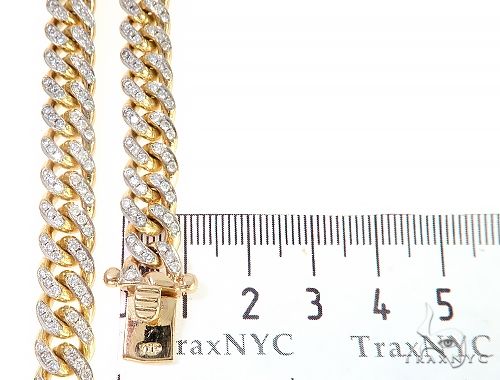 Miami Cuban Diamond Chain 24 Inches 8.7mm 65492 - Image 7