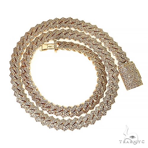 Miami Cuban Diamond Chain 69077 - Image 3