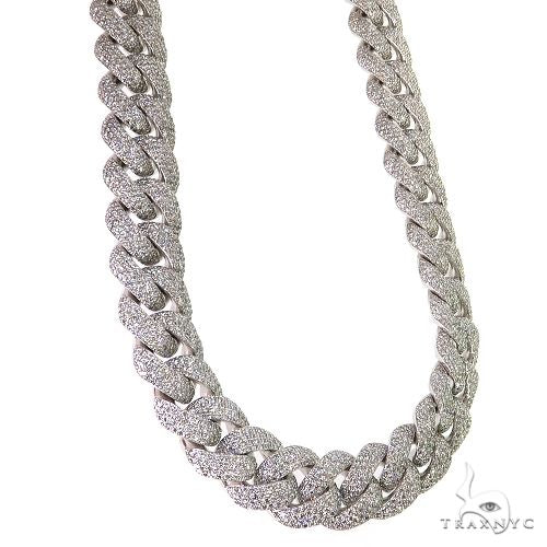 Miami Cuban Diamond Chain 69084 - Image 2