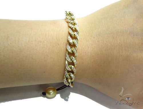 Miami Cuban Diamond Rope Bracelet 41216 - Image 7