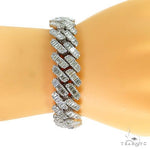 Miami Cuban Emerald Diamond Bracelet (Lab) 68615 - Image 7