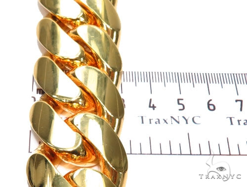 Miami Cuban Gold Bracelet 41127 - Image 4