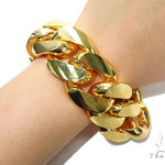 Miami Cuban Gold Bracelet 41127 - Image 5