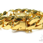 Miami Cuban Gold Bracelet 41128 - Image 2