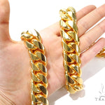 Miami Cuban Gold Chain 36 Inches 22mm   41962 - Image 5