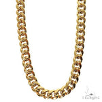 Miami Cuban Hollow 14K Yellow Gold 28 Inches 5.5mm 68414 - Image 1