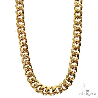 Miami Cuban Hollow 14K Yellow Gold 28 Inches 5.5mm 68414 - Image 1