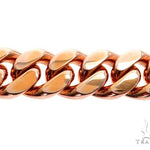 Miami Cuban Link 14K Rose Gold Bracelet 64619 - Image 4