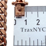 Miami Cuban Link 14K Rose Gold Chain 28 Inches 10mm   64620 - Image 6