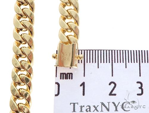 Miami Cuban Link Bracelet Hollow 8.5 Inches 7.3mm   64810 - Image 8