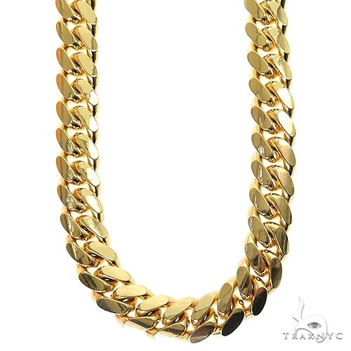 Miami Cuban Link Chain 26 Inches 9mm   32398 - Image 1